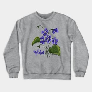 Violet Crewneck Sweatshirt